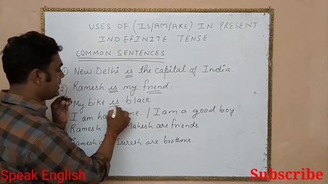 Use Of The Is/am/are In Present Indefinite Tense | Speak English | English Grammar | spoken English смотреть онлайн