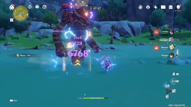 Genshin Impact - Amber Level 90, Mona probieren смотреть онлайн