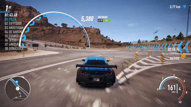 Need for speed PayBack - Nissan GTR R35 Premium - GamePlay смотреть онлайн