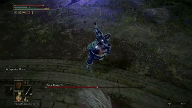 Elden Ring - Adan, Thief of Fire Boss Fight | Malefactor's Evergaol | Liurnia of the Lakes смотреть онлайн