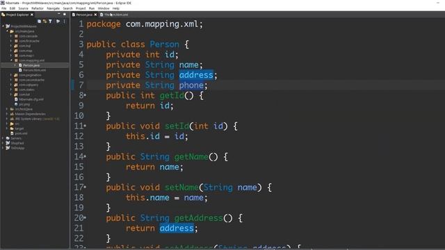 #30. How to map class in hibernate using XML file : Practical смотреть онлайн