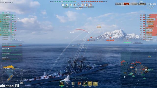 Battleship Cristoforo Colombo: SAP hurts with 16 guns смотреть онлайн