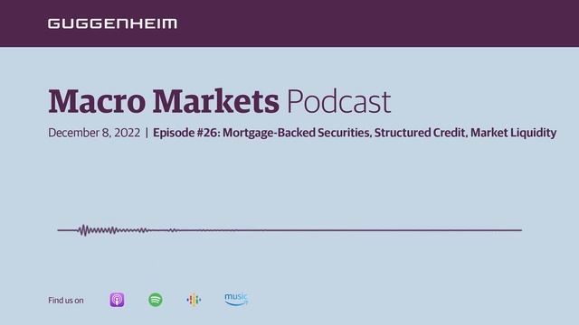 Macro Markets Podcast Episode 26: Mortgage-Backed Securities, Structured Credit, Market Liquidity смотреть онлайн
