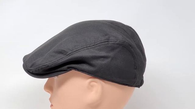 Men's cotton herringbone newsboy cap смотреть онлайн