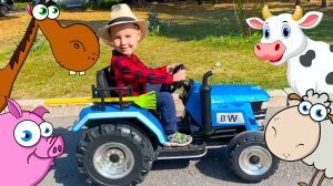 Брозаврики играют в машинки Обучающее и развивающее видео для детей про профессии Дети учатся