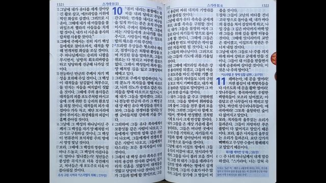 스가랴 7~12장 | 쉬운말 성경 | 264일 смотреть онлайн