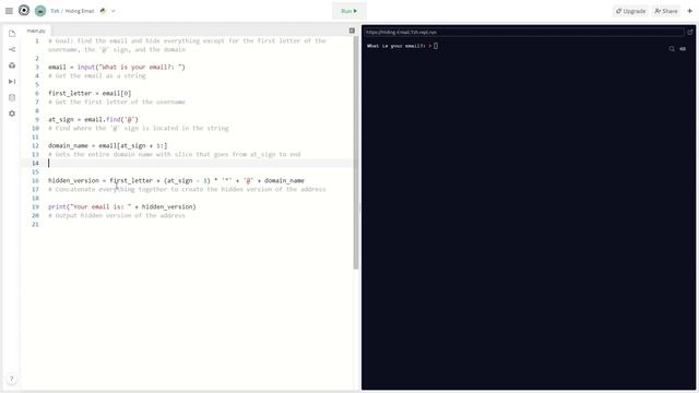 Python: Hiding Username of Email Address смотреть онлайн