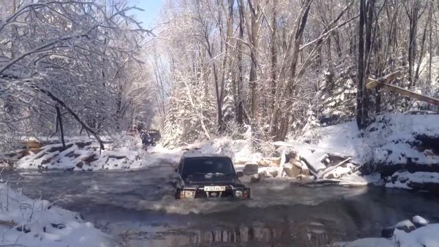 Переезд через реку. Алтай-Тур смотреть онлайн