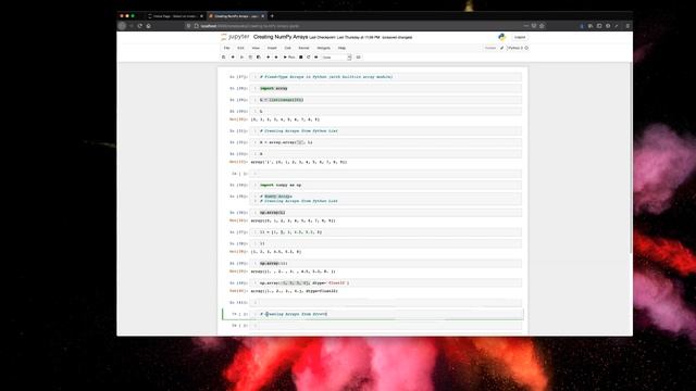 NumPy - #3 - Creating Arrays Using zeros(), ones(), and full() смотреть онлайн