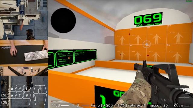CS:GO 500 routine training (day 145) смотреть онлайн