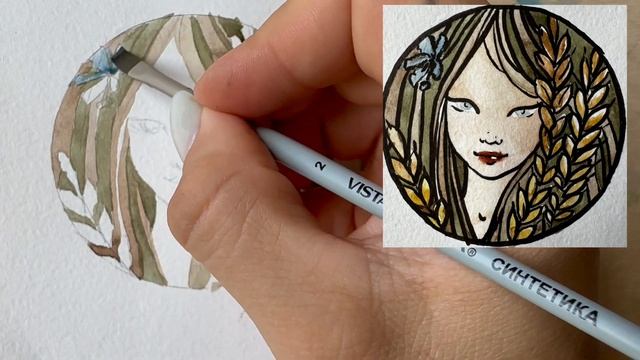 ♍️ ДЕВА♍️✨КАК НАРИСОВАТЬ ЗНАК ЗОДИАКА ДЕВА♍️ онлайн урок особенной манере✨ смотреть онлайн