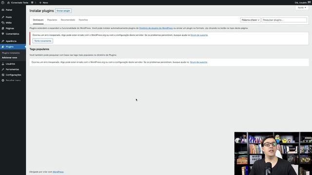 ERRO AO ATUALIZAR OU INSTALAR PLUGINS WORDPRESS (Algo pode estar errado com o WordPress.org) смотреть онлайн
