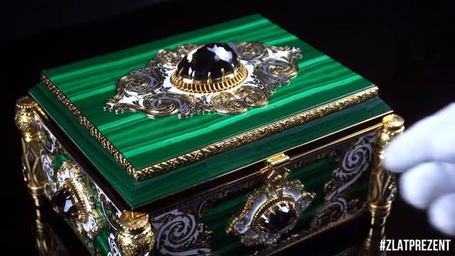 Шкатулка из малахита для украшений, Златоуст смотреть онлайн