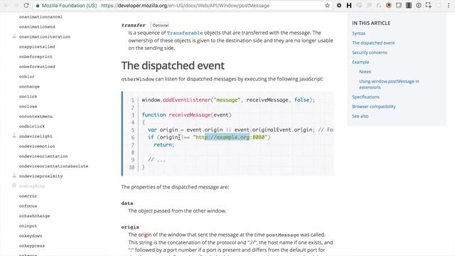 postMessage Lecture смотреть онлайн