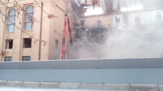 Снос здания Дмитровское шоссе 107. Третья часть съемки. смотреть онлайн