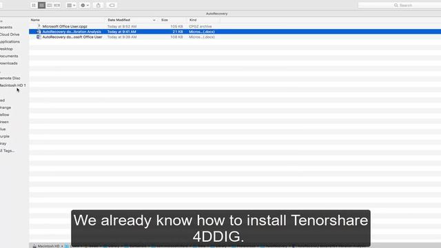 2022 Mac Word Recovery | How to Recover Unsaved or Deleted Word Document on Mac|Tenorshare 4DDiG смотреть онлайн