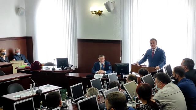 Инаугурация главы администрации г.о. Тольятти Н.А. Ренца 30.04.2021