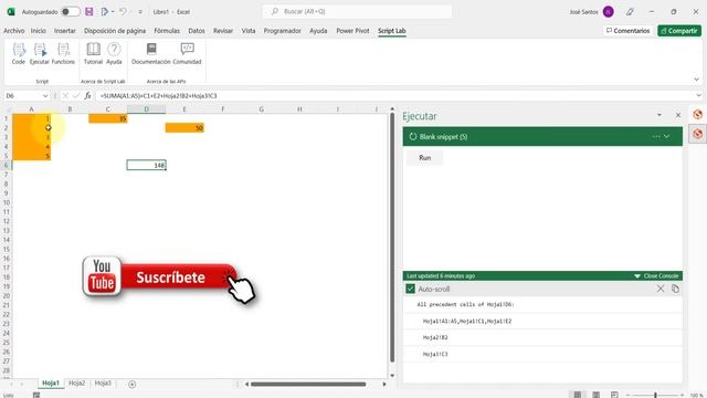 Resalta las Celdas a las que hace Referencia una Fórmula - Excel JavaScript API смотреть онлайн