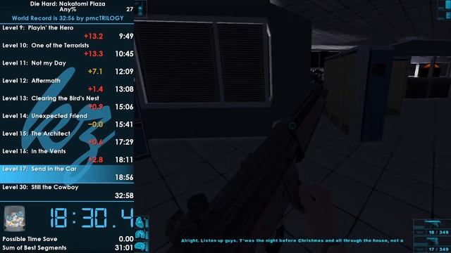 [World Record] Die Hard: Nakatomi Plaza in 32:47 смотреть онлайн