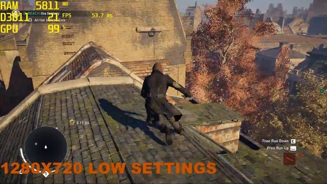 Assassins Creed Syndicate Gaming MX 110 Benchmark смотреть онлайн
