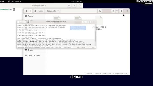 How to Install VMware Workstation 16 on Debian 11 | SYSNETTECH Solutions смотреть онлайн