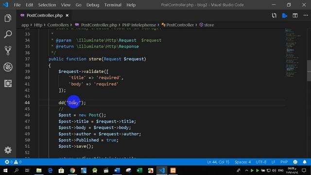Build Blog App With PHP Laravel Framework Part 4 смотреть онлайн