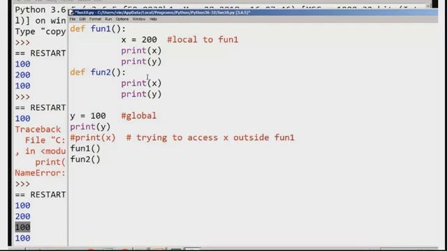 Local and Global Variable in Python | Scope of Variable in Python смотреть онлайн