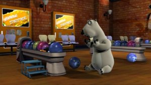 Медведь Бернард и боулинг