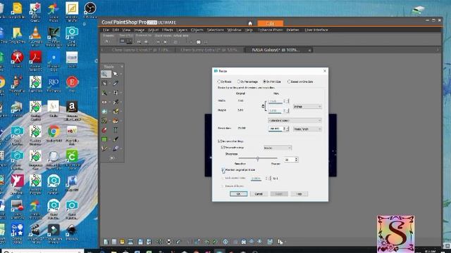 How To Increase Image Resolution From 72 Dpi To 300 Dpi On Corel Paintshop Pro