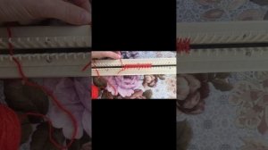 Вязальная машина Дончанка. Как начать работу на ручной машинке.Набор петель. Резинка.