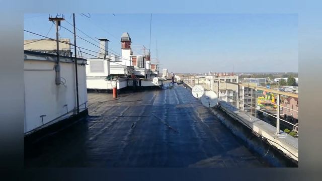 Устройство кровельного ковра на первый слой. г. Краснодар смотреть онлайн