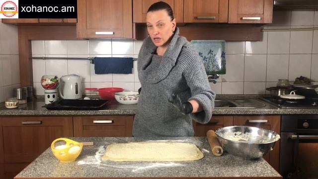 Մածունով գաթա․ Մանրամասն դիտեք պատրաստման եղանակը Гата Gata Xohanoc.am смотреть онлайн