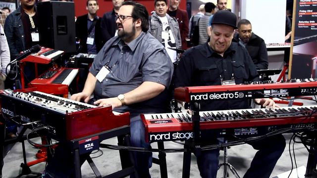 Nord at NAMM Show 2015 - Robi Botos, Joey DeFrancesco, Rachel Flowers смотреть онлайн