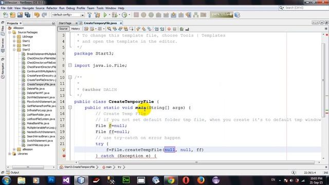 Create temporary file in Java Netbeans смотреть онлайн