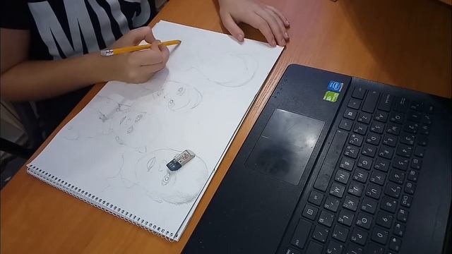 Нарисовала семейный портрет за 3 дня!!!/мой собственный рекорд/yankav????❤? смотреть онлайн