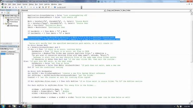 VBA Macro: Copy and Rename Folder and Files Using File System Object (FSO) смотреть онлайн