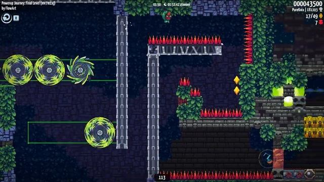 Levelhead | Powerup Journey: Final Level by Flowart (blind deathless clear) смотреть онлайн