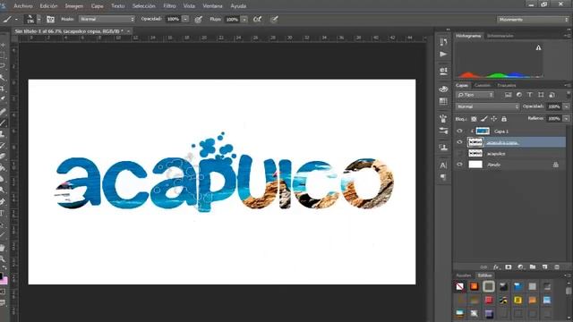 Efecto de Texto: Splash (Salpicadura) ♥ Photoshop! смотреть онлайн