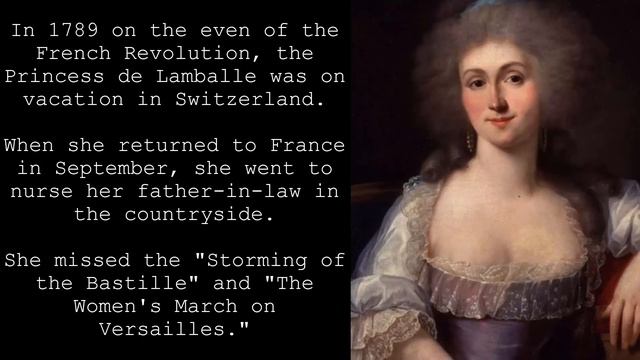 How Loyal Was The Princess De Lamballe?