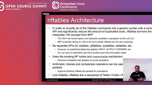 Firewalls with NFtables - John Hawley, VMware смотреть онлайн