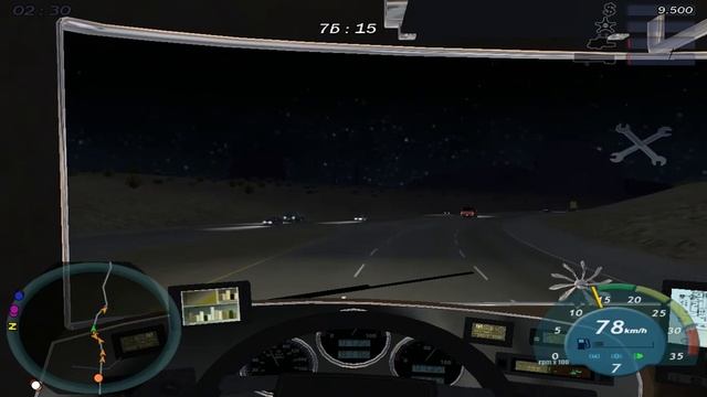 18 Wheels of Steel: Convoy 2005 (pc ) gameplay на руле Logitech смотреть онлайн