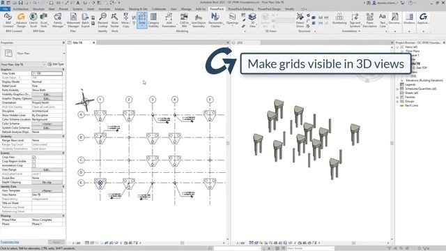 PowerPack for Revit - Create 3D Grids смотреть онлайн