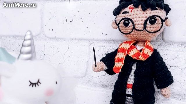 Амигуруми: схема Гарри Поттер. Игрушки вязаные крючком - Free crochet patterns. смотреть онлайн