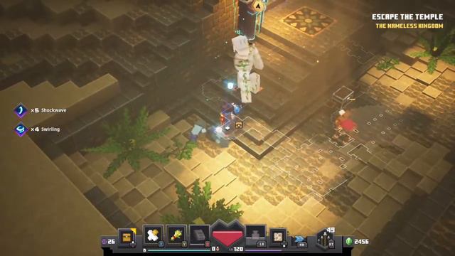 Minecraft dungeons. Nameless one. Boss fight смотреть онлайн