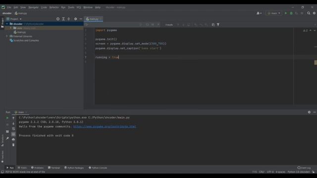 СОЗДАТЬ ИГРУ НА PYTHON? БИБЛИОТЕКА PYGAME! смотреть онлайн