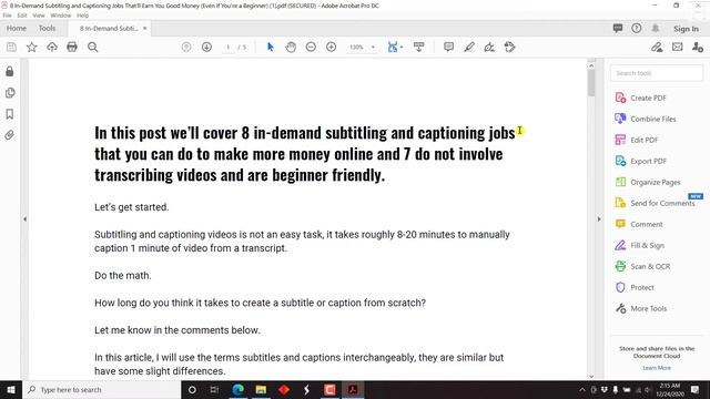 How to Remove Password Protect from a PDF Using Adobe Acrobat Pro DC смотреть онлайн