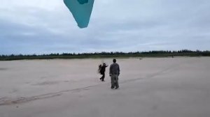 Не управляемое падение на мотопараплане.Твист.Надым.ЯНАО.