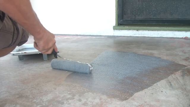 How To Paint Concrete Patio With Behr Granite Grip Floor Covering