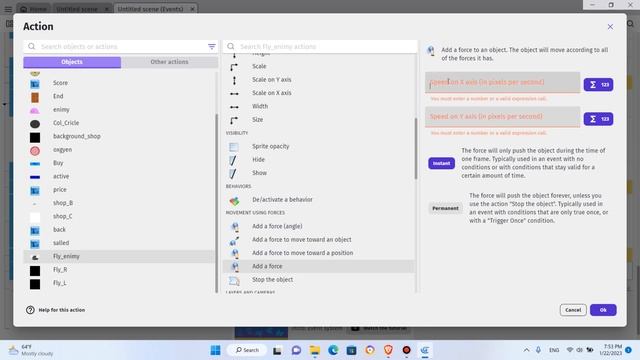 طريقة عمل عدو يطير في Gdevelop смотреть онлайн
