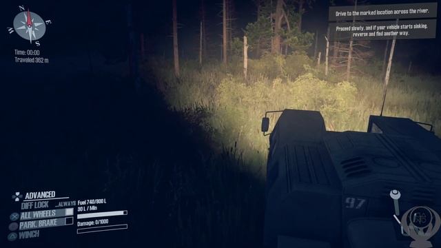Spintires: MudRunner | Cross a River 3 Star Guide смотреть онлайн